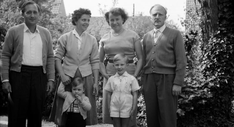 Familien 1950er Jahre am Niederrhein